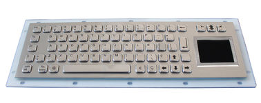 Het Toetsenbord van Braille Ip65 van de roestvrij staalkiosk met Touchpad, Aangepaste Lay-out