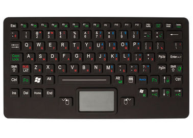 94 de sleutels IP67 maakten Backlit Silicone Industrieel Toetsenbord met Touchpad-Matrijsfpc Flex Kabel ruw