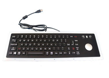 Zwart Dynamisch Usb Mechanisch Toetsenbord 76 van IP67 Sleutels met 38mm Trackball Muis