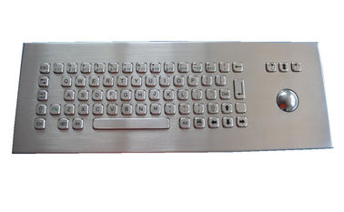 Het Industriële Toetsenbord van USB PS2 met Trackball Roestvrije staal van het Desktop het Ruwe Toetsenbord IP65