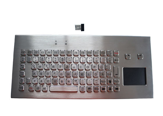 Draadloos Metaaltoetsenbord IP67 met de Beweegbare Desktop 2.4G van Touchpad IP67