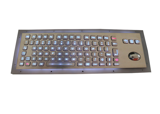 IP67 de industriële Lange Slag Backlit USB 800DPI van het Metaaltoetsenbord