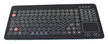 het toetsenbord van het 120 sleutelsmembraan met touchpad en functies en F-N-sleutels