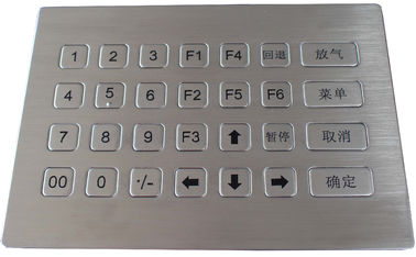 28 sleutels maken het numerieke toetsenbord van het roestvrij staalmetaal voor zelfbedieningsmachine waterdicht