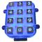 Kleine van het het Metaaltoetsenbord van het Matrijzenafgietsel de Puntmatrijs met 12 Sleutels, Blacklight