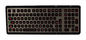 Het kleine IP65 stofdichte en waterdichte paneel zet toetsenbord met 103 sleutels op