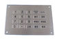waterdichte hoogste het paneel opzettende oplossing van het het metaal numerieke toetsenbord van 20 sleutelsusb