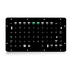 Ingebed robuust militair siliconen rubber toetsenbord 69 toetsen USB achteruitverlichtend toetsenbord