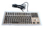 Zwart Ruw gemaakt Industrieel Metaaltoetsenbord 116 Waterdichte Sleutels IP67