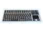 Industriële Toetsenbord van het 116 Sleutelsip67 het Zwarte Vandproof Roestvrije staal met Touchpad