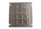 Het industriële Comité van het Vandaal Bestand Toetsenbord zet Numerieke Backlit 12 Waterdichte op Sleutels IP67