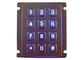 Het industriële Comité van het Vandaal Bestand Toetsenbord zet Numerieke Backlit 12 Waterdichte op Sleutels IP67