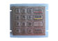 0.45mm het Numerieke toetsenblokroestvrij staal Dot Matrix With Backlight van het Reismetaal
