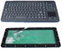 120 toetsenbord van het sleutels het duurzame antimicrobial silicone met touchpad numeriek toetsenbord