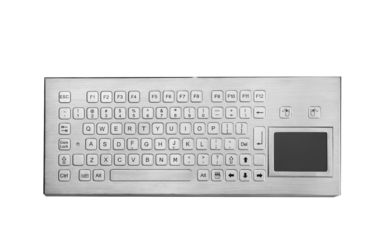 Het weerbestendige roestvrije toetsenbord van het toetsenbord industriële metaal met touchpad en functiesleutels