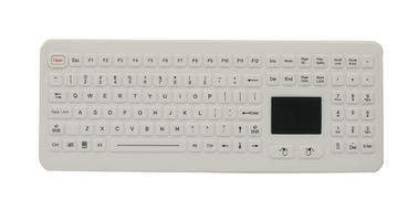 IP68 toetsenborden van de Desktop de waterdichte rubber medische rang met touchpad met USB