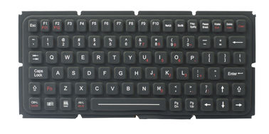 IP65 het dunne silicone industriële toetsenbord met OEM versie voor ruggdeized computer