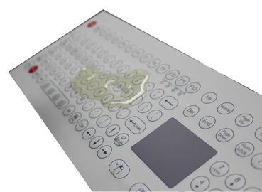 108 het zeer belangrijke industriële toetsenbord van het computermembraan met het bewijstoetsenbord van de touchpadolie