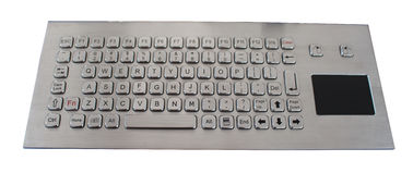 de computertoetsenbord van het 85 sleutelsroestvrije staal met touchpad voor industriële kiosk