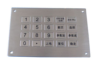 waterdichte hoogste het paneel opzettende oplossing van het het metaal numerieke toetsenbord van 20 sleutelsusb