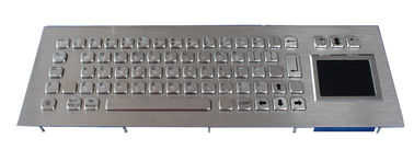 IP65 roestvrij Braille-Kiosk waterdicht toetsenbord met touchpad, 68 Sleutels