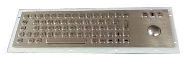 SS van het vandaalbewijs Industrieel Toetsenbord met Trackball, vlak zeer belangrijk toetsenbord met Sleutel 69