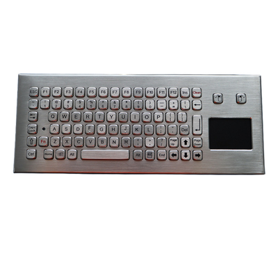van het het toetsenbord de compacte formaat van het 83 sleutelsroestvrije staal verzegelde Desktop IP68 met touchpad