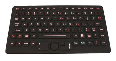 Rood Backlit Silicone Industrieel Toetsenbord met Fsr-Muis, Emc Breed Temperatuurtoetsenbord