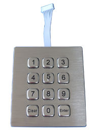 toetsenbord van het de matrijs het Dynamische IP67 waterdichte openluchtmetaal van de 12 sleutelspunt voor industriële telefoon