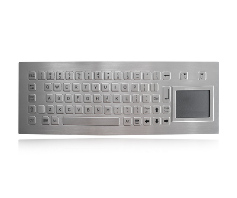 Het explosiebestendige Toetsenbord van het 68 Sleutelsroestvrije staal met Ruw gemaakte Touchpad