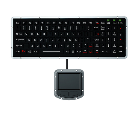 MIL-STD-810F Waterdicht Vandal Proof Ruggedized Keyboard Met Carbon On Gold Switch