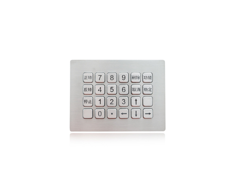 24 toetsen Waterdicht Metalen Keypad Duurzaam Stalen Numeriek Keypad
