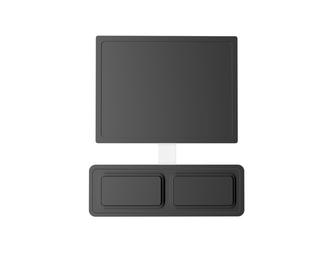 IP65 Industrial Touchpad met 2 micro-sleutelknoppen