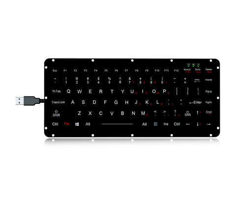 Silicon Industrial Keyboard Compact met achtergrondverlichting