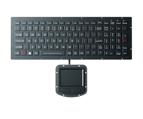 Ultra dun robuuste toetsenbord met verzegeld touchpad en militair PCB