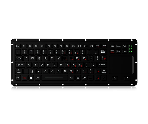 Militaire Trackball Muis en Ruggedized Keyboard Combo