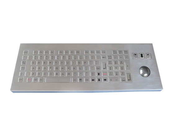 IP65 industrieel Metaaltoetsenbord met numerieke sleutels met trackball