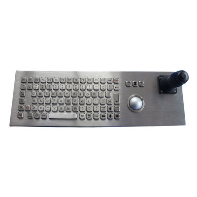 Het Toetsenbord van de het Roestvrije staalbedieningshendel van 800DPI IP68 met Trackball Muis
