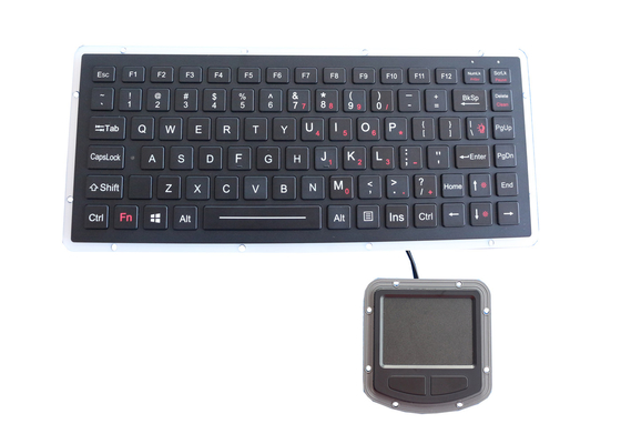 Het Militaire Toetsenbord IP67 USB van de aluminiumlegering met 400DPI Touchpad