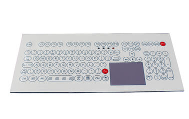 zeer belangrijk IP65 hoogste paneel 108 die industrieel membraan waterdicht toetsenbord met touchpad opzetten