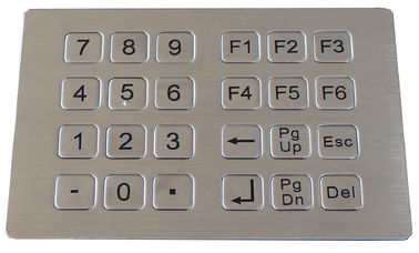 Het toetsenbord van het roestvrij staalmetaal voor kiosk