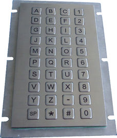 toetsenbord van het 40 van de de puntmatrijs van het sleutels het compacte formaat vlakke sleutelsmetaal met achterpaneelsteun