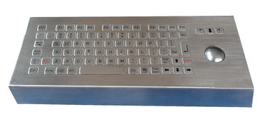 het metaaltoetsenbord van de 82 sleutels industrieel dynamisch waterdicht Desktop met trackball en F-N-sleutels
