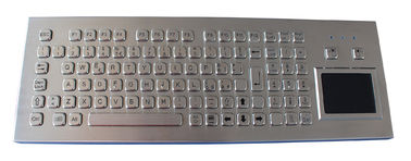 IP65 het compacte toetsenbord van het Desktopmetaal met touchpad/industrieel PC-toetsenbord