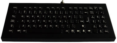 Toetsenbord van het Desktop het Zwarte Zwarte Metaal met numeriek toetsenbord en F-N-sleutels, metaaltoetsenbord
