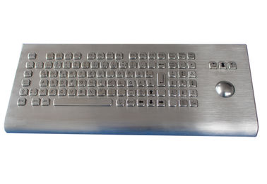 IP65 monteerbaar industrieel het metaaltoetsenbord van de toetsenbordmuur met trackball en numerieke toetsenborden