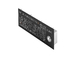 IP65 robuust industrieel toetsenbord Trackball Omron Switch Membrane Waterdicht toetsenbord