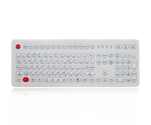 Ip68 Wasbaar waterdicht membraan toetsenbord Rusland Layout Met Metal Dome Pcb