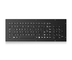 EMC Robuust Keyboard Duurzaam Zwart Titanium Geelektroplateerd Militair Keyboard