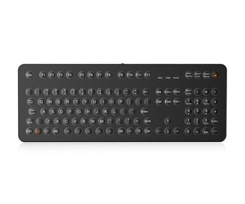 IP68 Industrial Membrane Keyboard met OMRON Key Technology Chemisch en vloeistofbestendig